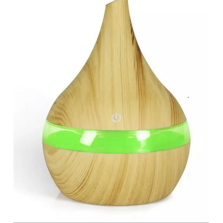 

300ML USB Electric Aroma Air Diffuser Wood Ultrasonic Air Humidifier - 7 colors