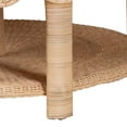 thumbnail image 4 of bali & pari Latoya Natural Rattan Coffee Table - Handwoven Round Wicker Table, 4 of 8