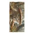 thumbnail image 3 of Ryvnso Cute Cat Wear Mushroom Hat in Forest Oversized Beach Towel Microfiber Bath Blankets Swimming Fitness 37" x 74", 3 of 5