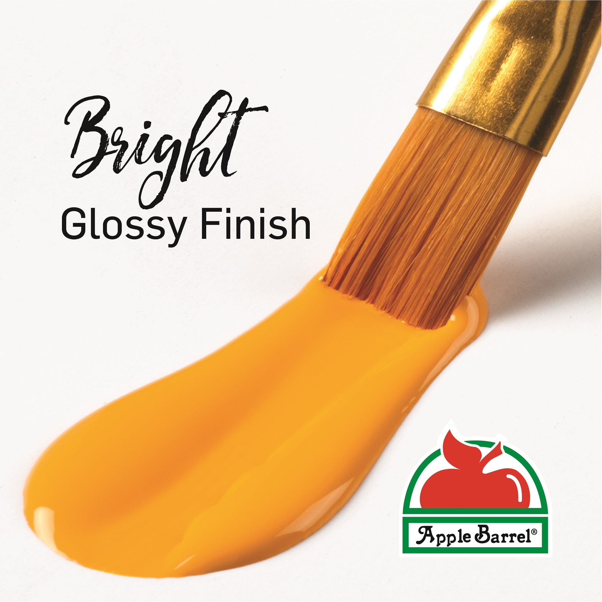 Apple Barrel Gloss Acrylic Paint in Assorted Colors (2-Ounce), 20621 White  - Helia Beer Co