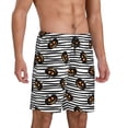 thumbnail image 2 of Sikiie Haloween Pumpkins Mens Pajama Shorts, Lightweight Lounge Pant with Pockets Soft Sleep Pj Shorts for MenXX-Large, 2 of 6