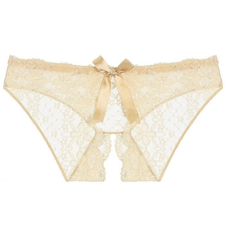 Upioiwer Womens Briefs Underwear Underwear Women Women Open Crotch Sexy Lace Panties Free From Temptation See Through Sexy Panties Silk Panties For Women Interiores Para Mujer Lace Women