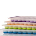 thumbnail image 3 of Silicone Narrow Ice Stick Cube Trays with Easy Push and Pop Out Material,Assorted Bright Colors (11" x 4 1/2" x 1", Set of 3), 3 of 5
