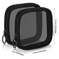 thumbnail image 3 of Versatile Cosmetic Bag Mini Pocket Wallet Mesh Zipper Storage Makeup Bag Travel Toiletry Organizer for Women&Men, 3 of 8