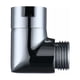 thumbnail image 5 of Adaptador de codo para reemplazo de cabezal de ducha, latón macizo cromado de grado industrial que garantiza durabilidad, rosca universal que se adapta a la mayoría de los sistemas de ducha estándar, 5 of 5