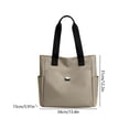 thumbnail image 3 of Bolsa de viaje de hombro de gran capacidad Moda casual Portátil Elegante para el trabajo (Caqui) Ehuebsd  Para Estrenar, 3 of 6