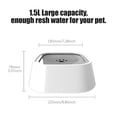 thumbnail image 2 of Pet Water Station, No-Spill Pet Water Bowl With Auto Rise & Fall Floating Plate, Non Skid Base Ensures Stability For Your Furry Friends In Home Or On The Go, 2 of 5