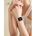 thumbnail image 5 of Wearlizer Gold Silver Stainless Steel Watch Band Compatible with Apple Watch Bands 38/40/41/42/44/45/46/49mm Women Metal Strap for Iwatch Series 11/10/9/8/7/6/5/4/3/SE/Ultra, 5 of 6