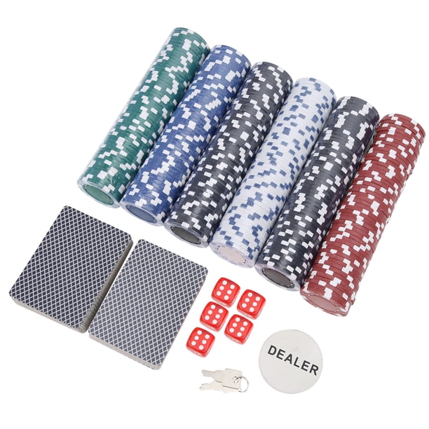 Set de póker HEITOK Casino 500 fichas de 11,5 g con tarjetas