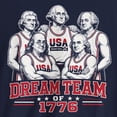thumbnail image 5 of Funny Founding Fathers Shirt America 250th Anniversary Tee Patriotic Gift for History Buffs Dream Team 1776 Parody Gen X Fourth of July, 5 of 6