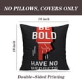thumbnail image 2 of LALILO Throw Pillow Covers Bold Bold Human Inspiration Life Man Cushion Cover 18" x 18", 2 Pack, 2 of 6