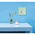 thumbnail image 5 of WIRESTER Double 1-Gang Toggle Light and 1-Gang Duplex Outlet Switch Plate/Wall Plate Cover, Solid Mint Green, 5 of 6