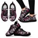 thumbnail image 1 of Doginthehole - Zapatos planos transpirables con estampado clásico de calaveras de azúcar para mujer, zapatillas informales ligeras de verano, 1 of 6