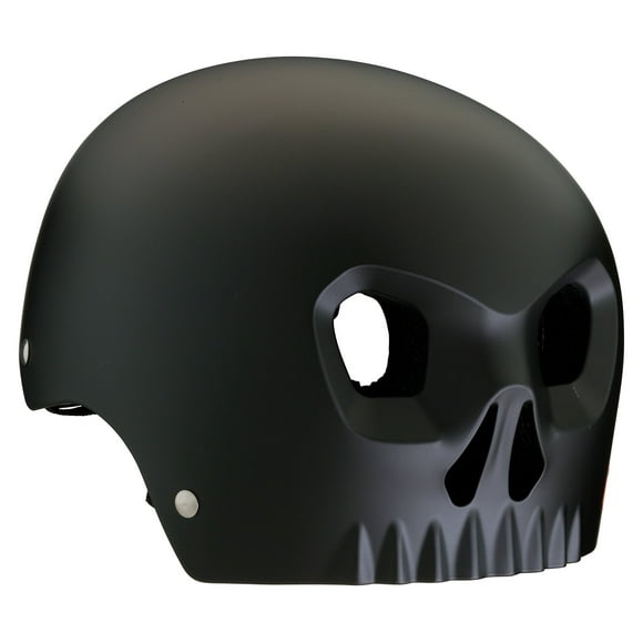 Mongoose Street Casque de Vélo pour Jeunes, Crâne Rigide, Noir Moyen