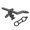 Black, variant on YIFAEUX Bike Wheel Truing Stand Support Compact Size Lightweight Universal Multi-function Bicycle Wheel Alignment Repair Tool