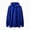 Blue, variant on Women's Velvet Drawstring Hoodie Ghalytn Oversized Drop-Shoulder Pullover Sweatshirt with Pocket
