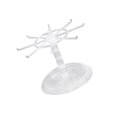 thumbnail image 1 of Necklace Organizer Hanging Rack Rotation for Scrunchie for Bracelets Bracelets Chains Short Clear, 1 of 9