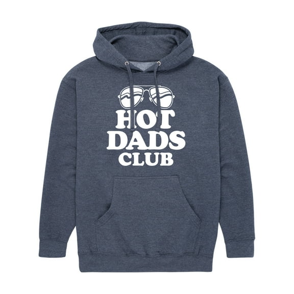 Instant Message - Hot Dads Club - Men's Pullover Hooded Fleece Sweatshirt