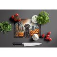 thumbnail image 5 of Chocolate Labrador Retriever Spooky Halloween Glass Cutting Board Large 12 in x 15 in, 5 of 5