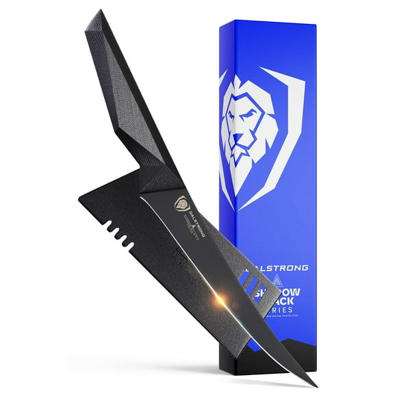 Dalstrong Curved Boning Knife - 6 inch - Shadow Black Series - Black Titanium Nitride Coated - High Carbon 7CR17MOV-X Vacuum Treated Steel - Kitchen Knife - Fi