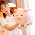 thumbnail image 2 of EUBUY Cute Angel Pig Plush Toy Cute Plush Cushion Stuffed Pig Plush Pillow Pink 35CM Open Eyes, 2 of 9