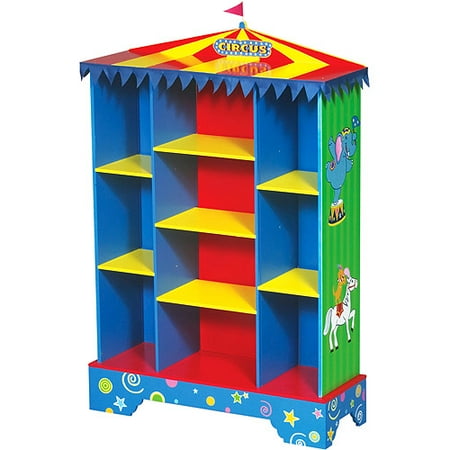 Guidecraft Circus-Theme Bookcase