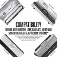thumbnail image 2 of Weston Vacuum Sealer Bags for Food (1 Roll 15 in. x 50 ft), 2 Ply, Works with NutriFresh, FoodSaver & Other Heat-Seal Systems, 2 of 8