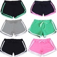 thumbnail image 6 of Special Buys! Yo-Ga Drawstring Shorts Women Casual Loose Cotton Contrast Binding Side Split Elastic Waist Short Femme, 6 of 6