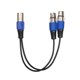 thumbnail image 3 of Btafrte Conector XLR 0 3 M A Conector XLR Dual Y Splitter Mic DJ Cable Audio, 3 of 9