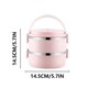 thumbnail image 3 of Lonchera, cajas bento, lonchera portátil, lonchera circular para mantener la frescura, lonchera de acero inoxidable con aislamiento para estudiantes y oficinistas, loncheras bento, loncheras bento, 3 of 9