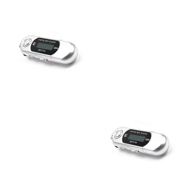 Mini reproductor de MP3 Methold Reproductor de música LCD multilingüe 2piezas