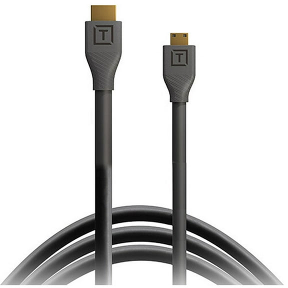 Tether Tools TetherPro 10' Mini-HDMI to HDMI 2.0 Cable, Black