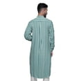 thumbnail image 4 of Atasi Kurta Traditionnelle en Rayonne Imprimée Col Mandarin pour Hommes Chemise Décontractée, 4 of 6