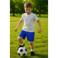 thumbnail image 2 of Just 4 Kicks Youth Soccer Shorts Athletic Fit Royal M, 2 of 5