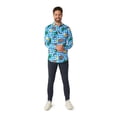 thumbnail image 4 of Suitmeister Men's Shirts October Check Blue - XXL Multicolor, 4 of 6