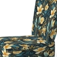 thumbnail image 4 of Designart "Twilight Serenity In The Tropics I" Chaise d'Appoint Tropicale Dorée - Fauteuil Tropical pour Chambre, 4 of 7