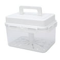thumbnail image 1 of Kimchi Container, Large Capacity Pickle Fermentation Jar with Press Plate, 5.2L, Airtight Transparent Design for Monitoring, PP Material, 1 of 7
