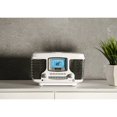 thumbnail image 3 of Crosley White Corsair Radio CD Player, 3 of 5