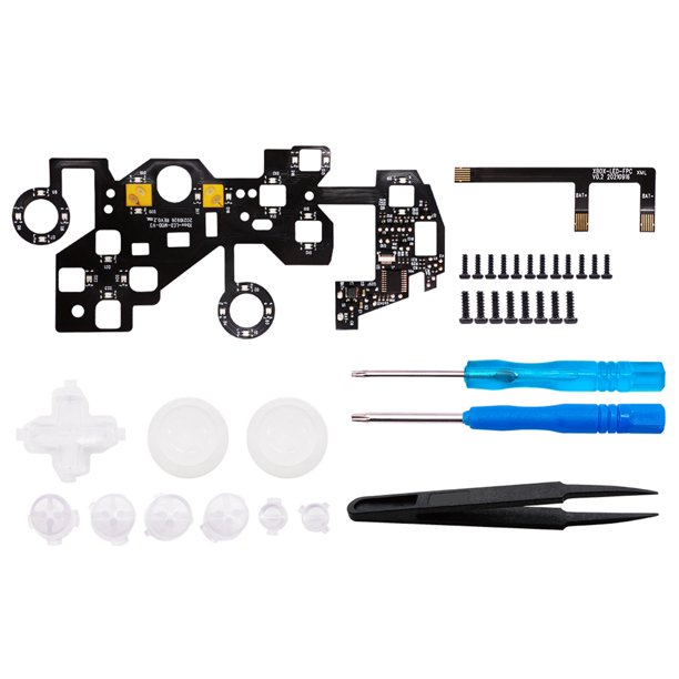 Sywqhk Kit de panel luminoso LED Tablero de luz de controlador de juego inalámbrico DIY para XBOX ONE S