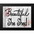 thumbnail image 2 of Prime, Marcus 14x12 Black Modern Framed Museum Art Print Titled - Welcome She Shed 2, 2 of 5