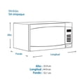 thumbnail image 4 of Horno de Microondas Daewoo 0.7 Pies Cúbicos Rojo, 4 of 4