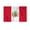 Peru 4x6 ft Flag, variant on AGAS Peru with Official Seal Car Flag Premium 10.5x15 inch Double Stitched Edges Double Sided Print on Superknit Polyester 19 Inch White Plastic Unbreakable Stiff Pole