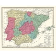 thumbnail image 3 of Wilkinson 18x15 Black Modern Framed Museum Art Print Titled - Spain Portugal - Wilkinson 1808, 3 of 5