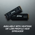 thumbnail image 3 of SSD Kingston Fury Renegade 500 GB M.2 2280 NVMe PCIe Gen 4.0 Con Disipador de Calor, 3 of 5