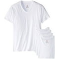thumbnail image 2 of Hanes Ultimate Men's 6-Pack Best V-Neck T-Shirt, White, Medium, 2 of 2