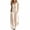 Orange, variant on SimpleJoyi Women Striped Sleeveless V Neck Wide Leg Jumpsuit Button Front Pocket Relaxed Summer Romper