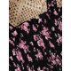 thumbnail image 5 of Vestido VARMILO 6 años negro con flores rosadas, 5 of 6