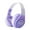 A:Purple, variant on On-Ear Headphones with Microphone,Bluetooth Earphones with Full Ear Coverage,Stereo Cotton,Wireless Music Earphones,Stereo Sound,for Home Office Cellphone PC.,Orange