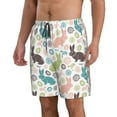 thumbnail image 2 of Logiee Easter Rabbit Print Mens Swim Trunks Quick Dry Board Shorts,Breathable Hawaii Beach Shorts Swimwear Bathing Suits-X-Large, 2 of 6