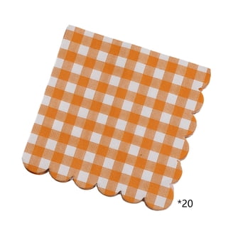20-Pack Thanksgiving Themed Napkins, Pumpkin and Maple Leaf Pattern ...